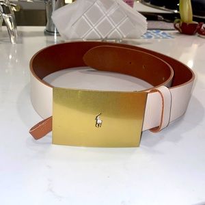 Polo ID Calfskin Belt side small S